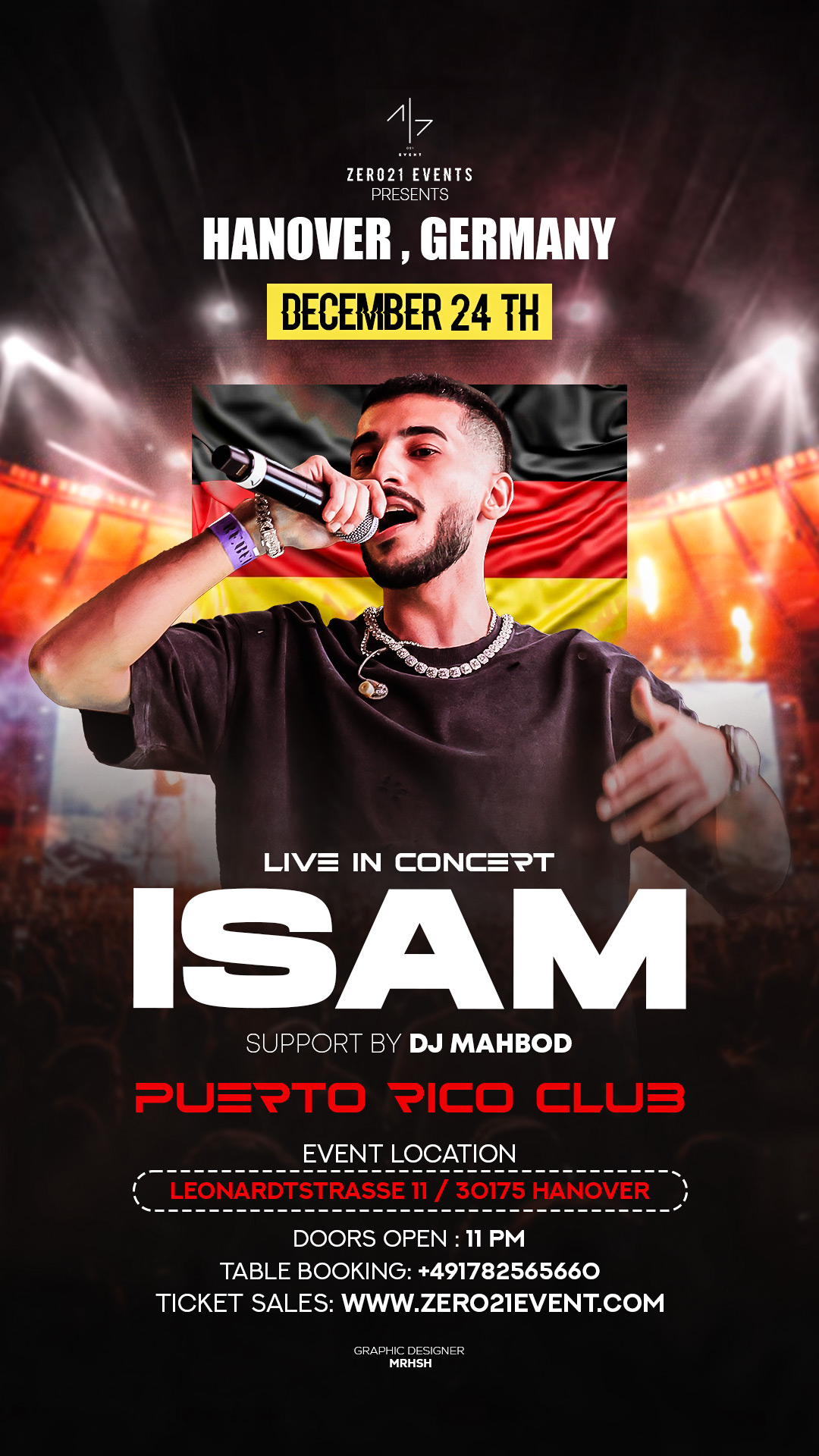 ISAM live concert in Hanover